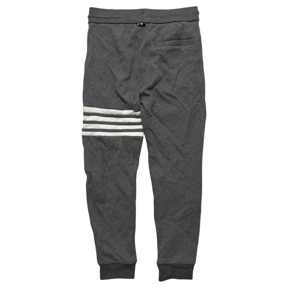 Thom Browne Waffle Classic Loopback 4 Bar Sweatpa… - image 3